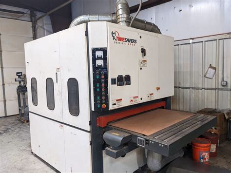 sheet metal deburring machine for sale|timesaver metal finishing equipment.